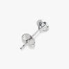 J'EVAR 18KT White Gold Elements ALTR Lab Grown Diamond Earrings Back View | 1.50 CT