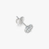 J'EVAR 18KT White Gold Elements ALTR Lab Grown Diamond Earrings Lock View | 1.50 CT