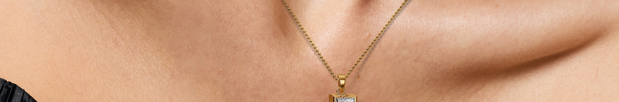 TYPE by J'EVAR 7MM Z SOLITAIRE DIAMOND INITIAL PENDANT 18K Yellow Gold ALTR Lab Grown Diamond Model View