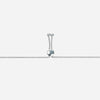 J'EVAR 14KT White Gold Two Hearts ALTR Lab Grown Diamond Bracelet Lock View | 0.10 CT