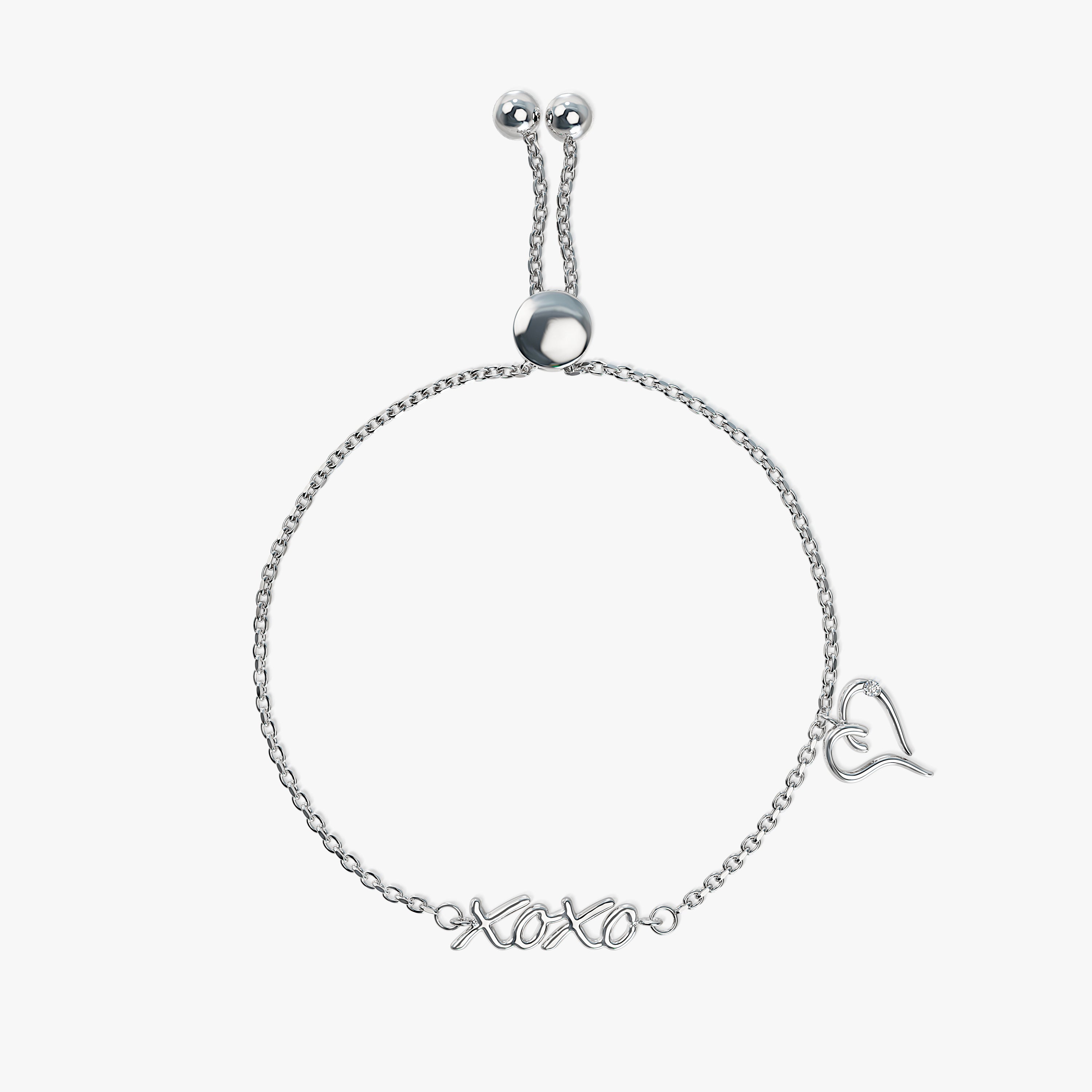 Sterling silver xoxo deals bracelet