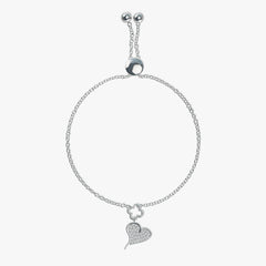 Heart & Clover Diamond Bracelet