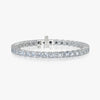 J'EVAR 14KT White Gold Classic ALTR Lab Grown Diamond Tennis Bracelet Front View | 7.5 IN / 16.15 CT