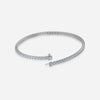 J'EVAR 14KT White Gold Classic ALTR Lab Grown Diamond Tennis Bracelet Lock View | 7 IN / 2.00 CT