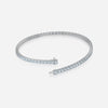 J'EVAR 14KT White Gold Classic ALTR Lab Grown Diamond Tennis Bracelet Lock View | 6.5 IN / 2.72 CT