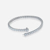 J'EVAR 14KT White Gold Classic ALTR Lab Grown Diamond Tennis Bracelet Lock View | 6.5 IN / 4.60 CT