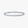 J'EVAR 14KT White Gold Classic ALTR Lab Grown Diamond Tennis Bracelet Front View | 7.5 IN / 5.28 CT