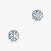 J'EVAR 14KT White Gold Lotus Petals ALTR Lab Grown Diamond Earrings Front View | 1.00 CT