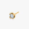 J'EVAR 14KT Yellow Gold Lotus Petals ALTR Lab Grown Diamond Earrings Perspective View | 1.00 CT