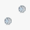 J'EVAR 14KT White Gold Lotus Petals ALTR Lab Grown Diamond Earrings Front View | 1.50 CT