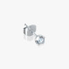 J'EVAR 14KT White Gold Lotus Petals ALTR Lab Grown Diamond Earrings Lock View | 0.50 CT