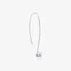 J'EVAR 14KT White Gold Dangle ALTR Lab Grown Diamond Earrings Back View | 1.00 CT