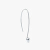J'EVAR 14KT White Gold Dangle ALTR Lab Grown Diamond Earrings Back View | 0.50 CT