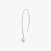 J'EVAR 14KT White Gold Dangle ALTR Lab Grown Diamond Earrings Perspective View | 0.50 CT