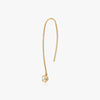 J'EVAR 14KT Yellow Gold Dangle ALTR Lab Grown Diamond Earrings Perspective View | 0.50 CT