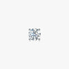 J'EVAR 14KT White Gold ALTR Lab Grown Diamond Stud Earrings Front View | Single / 1.00 CT