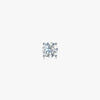 J'EVAR 14KT White Gold ALTR Lab Grown Diamond Stud Earrings Front View | Single / 0.10 CT