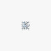 J'EVAR 14KT White Gold ALTR Lab Grown Diamond Stud Earrings Front View | Single / 0.35 CT