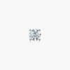 J'EVAR 14KT White Gold ALTR Lab Grown Diamond Stud Earrings Front View | Single / 0.75 CT