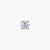 J'EVAR 14KT White Gold ALTR Lab Grown Diamond Stud Earrings Front View | Single / 0.85 CT