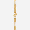 J'EVAR 14KT Yellow Gold Two Row Paperclip Heart ALTR Lab Grown Diamond Necklace Lock View | 1.00 CT