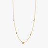 J'EVAR 14KT Yellow Gold By The Yard ALTR Lab Grown Diamond Necklace Perspective View | 0.35 CT