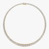 J'EVAR 18KT Yellow Gold Riviera ALTR Lab Grown Diamond Necklace Front View | 16 IN / 20.00 CT
