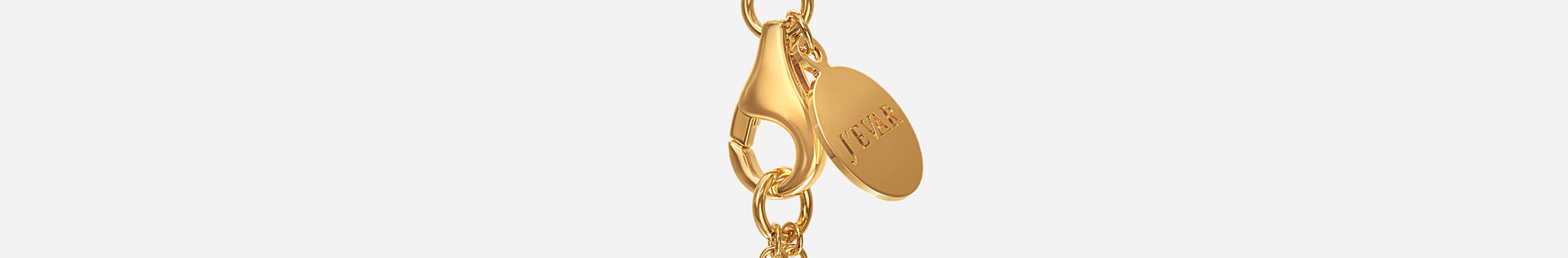 J'EVAR 14KT Yellow Gold Pave Heart ALTR Lab Grown Diamond Necklace Lock View
