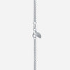 J'EVAR 14KT White Gold Pave Heart ALTR Lab Grown Diamond Necklace Lock View | 1.50 CT