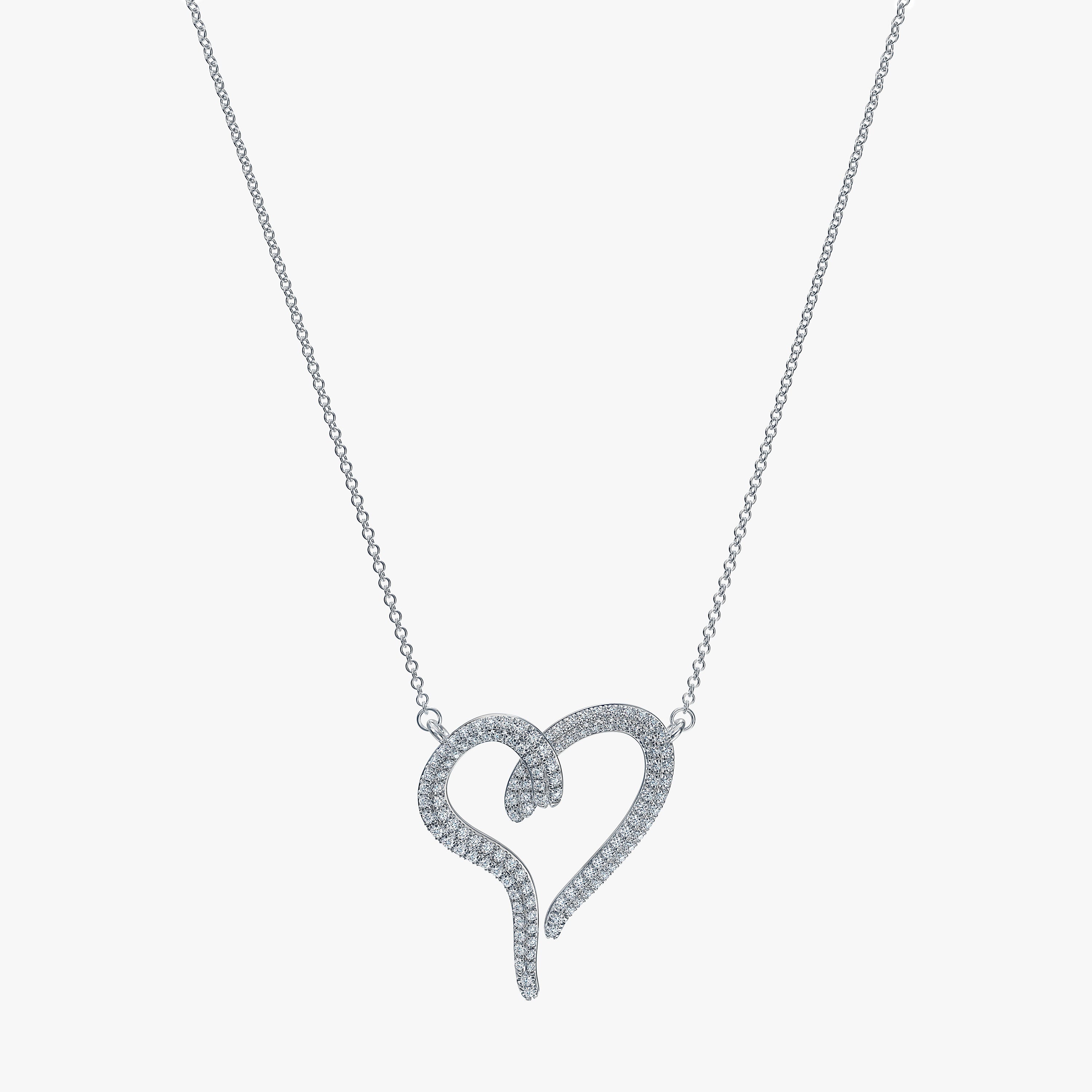 Pavé Heart Necklace – Oriana Lamarca LLC