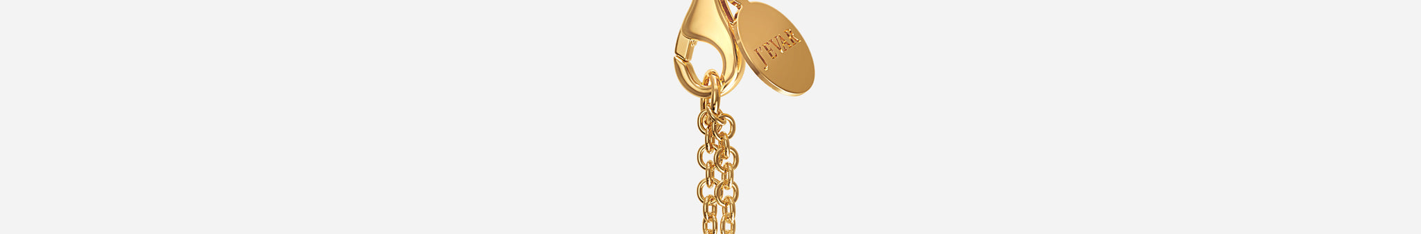 J'EVAR 14KT Yellow Gold Pave Heart ALTR Lab Grown Diamond Necklace Lock View