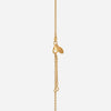 J'EVAR 14KT Yellow Gold Pave Heart ALTR Lab Grown Diamond Necklace Lock View | 0.50 CT