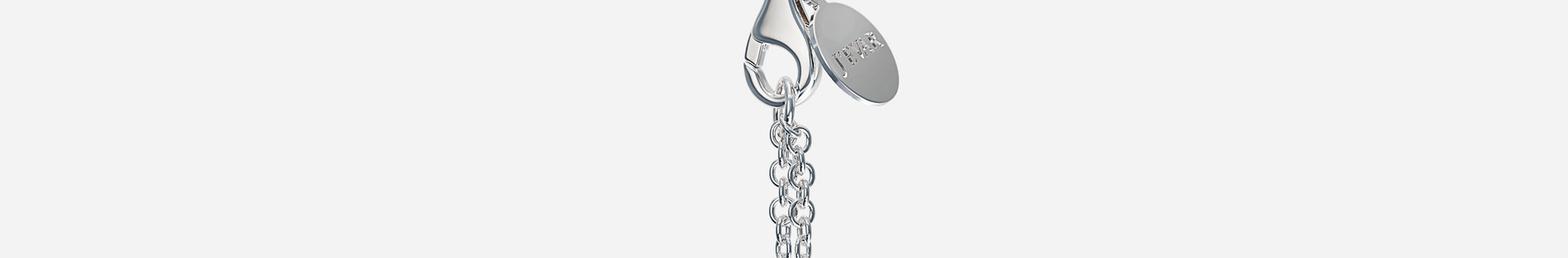 J'EVAR 14KT White Gold Pave Heart ALTR Lab Grown Diamond Necklace Lock View