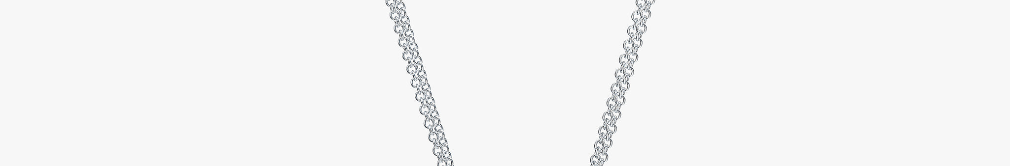 J'EVAR Sterling Silver Heart Key ALTR Lab Grown Diamond Necklace Side View