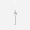 J'EVAR 14KT White Gold Solitaire ALTR Lab Grown Diamond Necklace Lock View | 1.00 CT