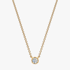 Solitaire Diamond Necklace