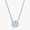 J'EVAR 14KT White Gold Solitaire ALTR Lab Grown Diamond Necklace Front View | 1.25 CT