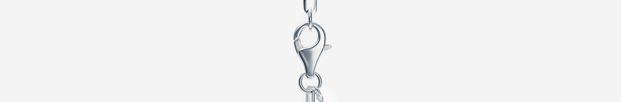 J'EVAR Sterling Silver Heart Charm ALTR Lab Grown Diamond Necklace Lock View