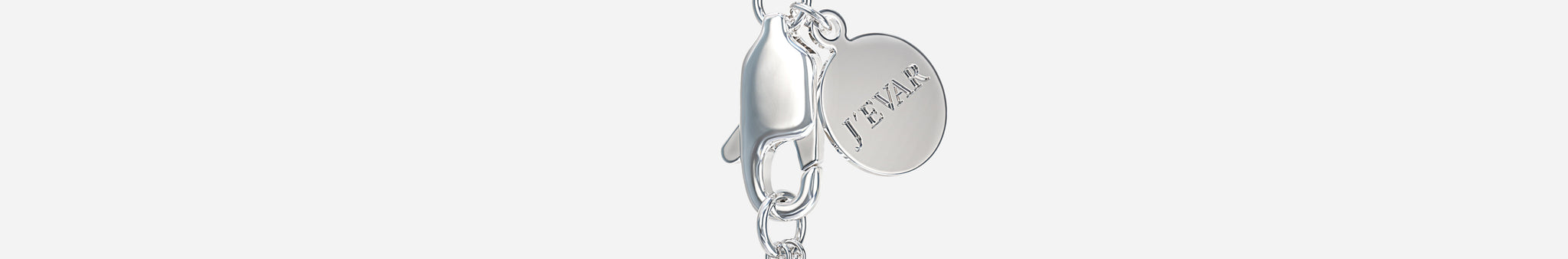 J'EVAR 14KT White Gold Heart Key ALTR Lab Grown Diamond Necklace Lock View