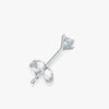 J'EVAR 14KT White Gold ALTR Lab Grown Diamond Stud Earrings Back View | Pair / 0.30 CT